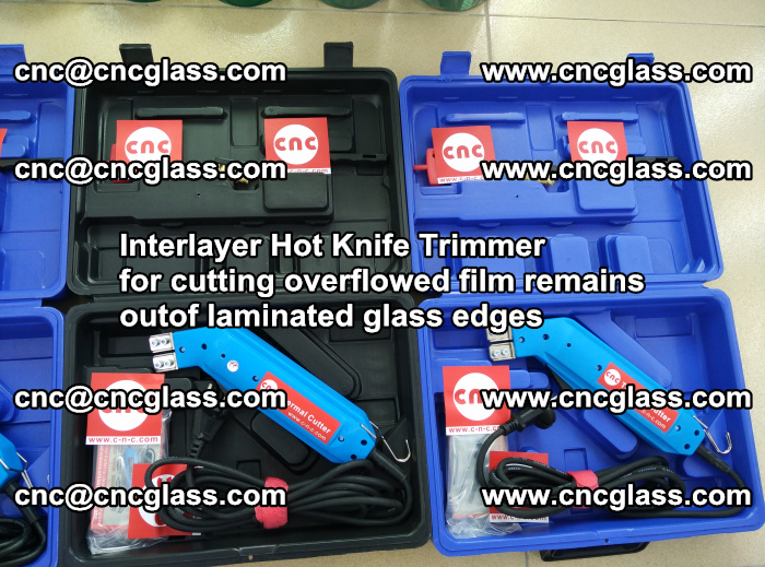 Interlayer Hot Knife Trimmer for cutting overflowed film remains outof laminated glass edges (2)
