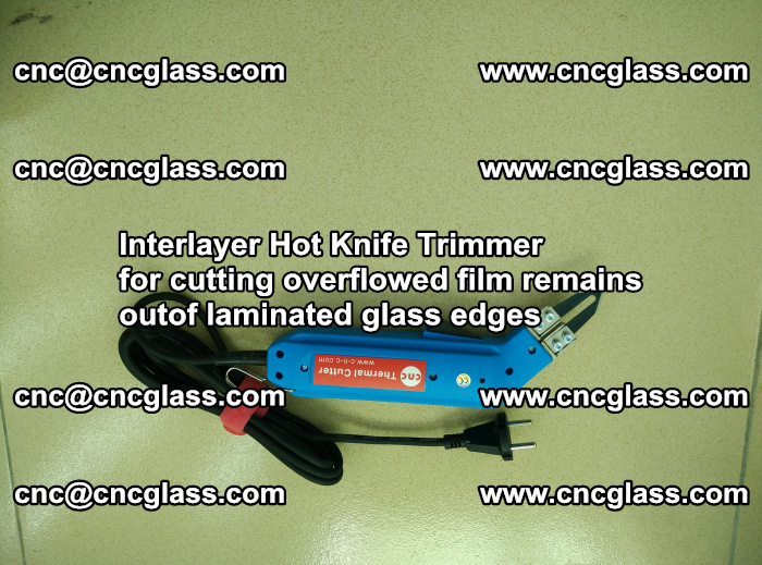 Interlayer Hot Knife Trimmer for cutting overflowed film remains outof laminated glass edges (22)