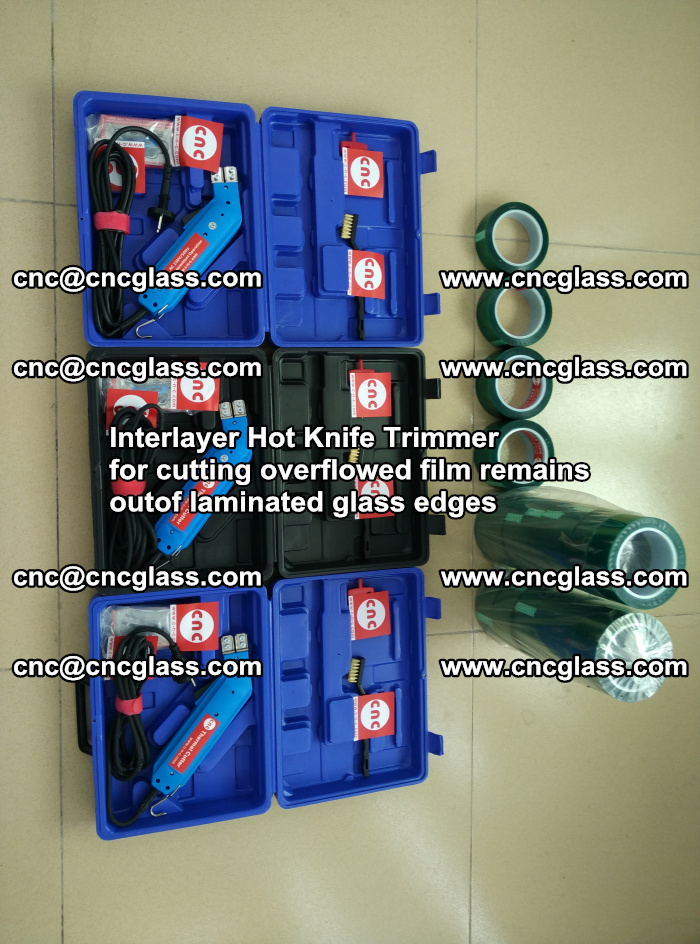 Interlayer Hot Knife Trimmer for cutting overflowed film remains outof laminated glass edges (25)