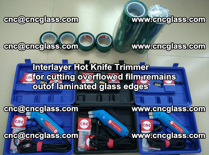 Interlayer Hot Knife Trimmer for cutting overflowed film remains outof laminated glass edges (42)