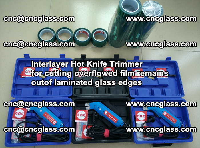 Interlayer Hot Knife Trimmer for cutting overflowed film remains outof laminated glass edges (43)