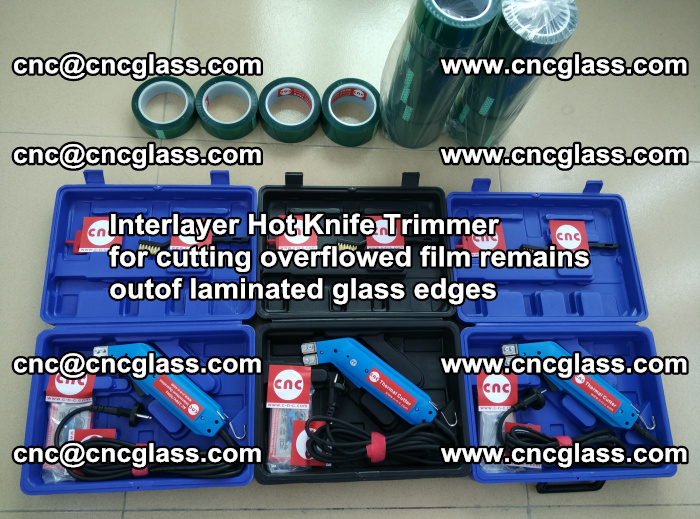 Interlayer Hot Knife Trimmer for cutting overflowed film remains outof laminated glass edges (45)