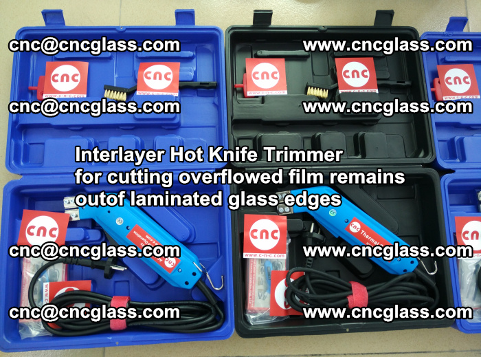 Interlayer Hot Knife Trimmer for cutting overflowed film remains outof laminated glass edges (49)